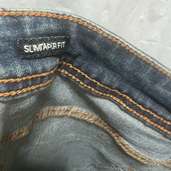 Switch Remarkable Hustle Graffiti  Skater Punk Denim Jeans Size 42x32 - Picture 6 of 8